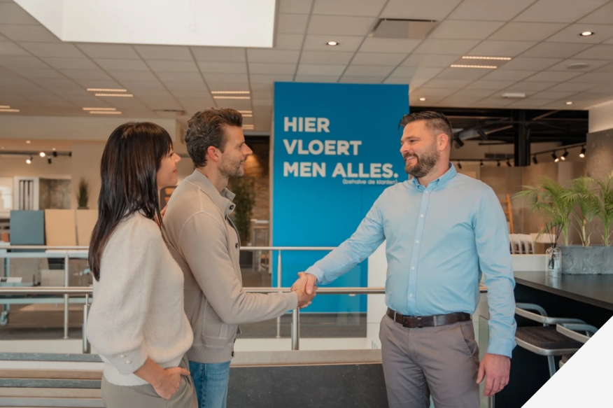 Werknemer van Bouwmaterialen Wijckmans bij klant